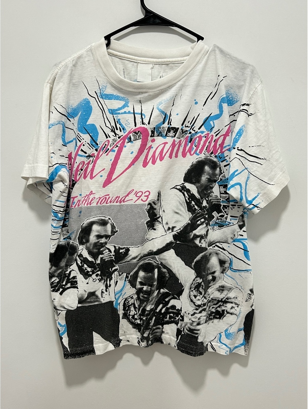 Vintage Neil Diamond In the Round '93 Concert T-Shirt